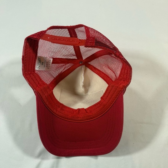 Dick's Red and White Men's Trucker Hat - Picture 6 of 7